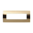 ABB - Frame 7 modules Glossy Gold 1-gang(s) Oro Lucido Chiara Placca 7 mod.