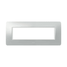 ABB - Xite Frame 7M Natural 7gang Silver Chiara PLACCA XITE 7M NATURAL
