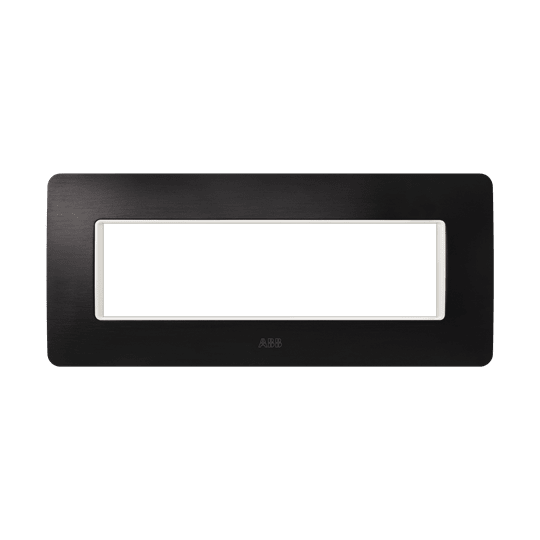 ABB - Placca Xite Frame 7M Iron Black 1gang Chiara - Black