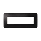 ABB - Placca Xite Frame 7M Iron Black 1gang Chiara - Black