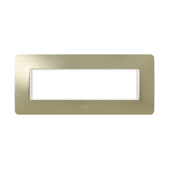 ABB - Xite Frame 7M Champagne Gold 7gang - Chiara PLACCA XITE 7M CHAMPAGNE GOLD