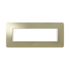 ABB - Xite Frame 7M Champagne Gold 7gang - Chiara PLACCA XITE 7M CHAMPAGNE GOLD