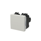 ABB - Deviatore 1P, 16AX, 16A - 250V~, 2 moduli, Bianco - Chiara.