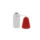 ABB - Pulsante a tirante 1P, 16A, 250V~, con corda da 2.25 m, bianco - Chiara, NC, 0NO 1NC 0CO.