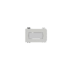 ABB - Pulsante 1P, 16A, NO, con portanome retroilluminato, 3 moduli, bianco - Chiara.