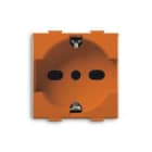ABB - Presa bipasso 2P+T, 16A, 250V~, P30/P17, arancio senza stampa italiana - Chiara.