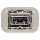 ABB - Lampada di emergenza a LED per illuminazione di emergenza o gradino. Riserva di carica fino a 3h e tempo di ricarica 12h. Alimentazione 230V~ - 50Hz. Cornice dedicata per installazione su scatola tipo 503 LED non sostituibili Trasparente - Chiara.