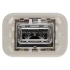 ABB - Lampada di emergenza a LED per illuminazione di emergenza o gradino. Riserva di carica fino a 3h e tempo di ricarica 12h. Alimentazione 230V~ - 50Hz. Cornice dedicata per installazione su scatola tipo 503 LED non sostituibili Trasparente - Chiara. 2CSK1303CH