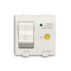 ABB - Automatic RCD, 1P+N, C10 - 30 mA, breaking capacity 3kA 10 mA White - Chiara INT. AUT. DIFF. 1P+N, C, 10A, 30MA