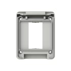ABB - Contenitore IP55, 1 posto (2 moduli) con morsetto grigio - Chiara.