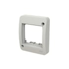 ABB - Contenitore IP40, 2 posti, 2 moduli di larghezza con morsetto grigio - Chiara.