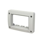 ABB - CONTENITORE IP40, 3 POSTI (3 MODULI) CON MORSETTIERA GRIGIA - CHIARA