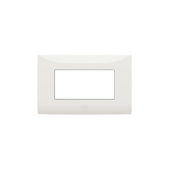 ABB - Placca 7 moduli bianco antibatterico Chiara.