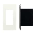 ABB - Placca bianco 1M con supporto e housing 1-gang(s) - Chiara.
