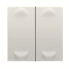 ABB - 2 bi.input module, 2 switch rockers, Chiara, MOD. ING. BIN, 2 CAN, 2 INT.
