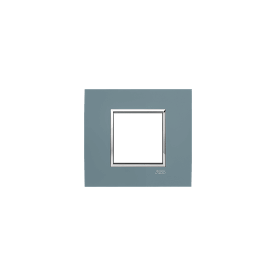 ABB - Placca Square Velvet Grigio Freddo 2M 1gang Grey - Mylos