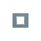 ABB - Placca Square Velvet Grigio Freddo 2M 1gang Grey - Mylos