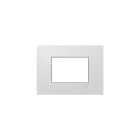 ABB - Etik Square Frame 3M White 3gang - Mylos Placca Bianco