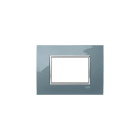 ABB - Placca Square Lucent Grigio Freddo 3M 1gang Grey - Mylos