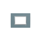 ABB - Placca Square Velvet Grigio Freddo 3M 1gang Grey - Mylos