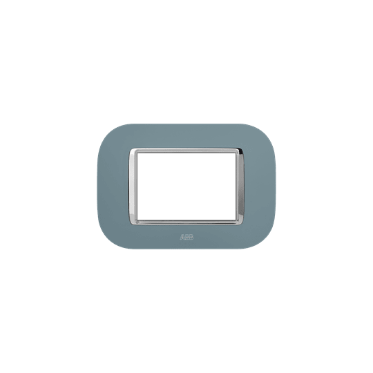 ABB - Placca Round Velvet Grigio Freddo 3M 3gang Grey - Mylos