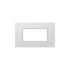 ABB - Placca Etik Square Frame 4M Bianco 1gang - Mylos. 2CSY0401QEP