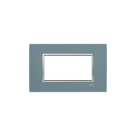 ABB - Placca Square Velvet Grigio Freddo 4M 4gang Grey - Mylos