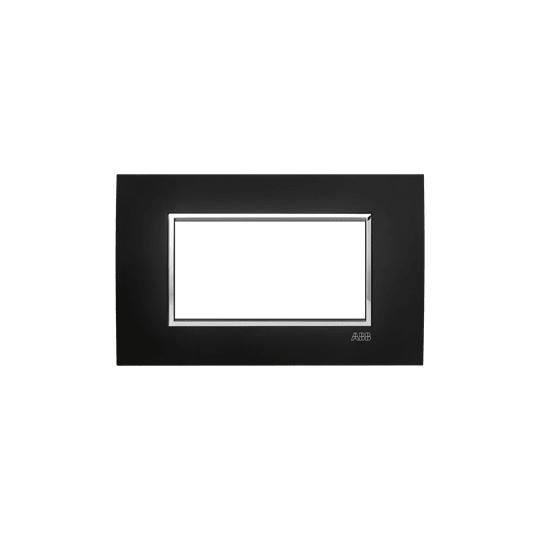 ABB - Placca Square Velvet Nero 4M 4gang Black - Mylos