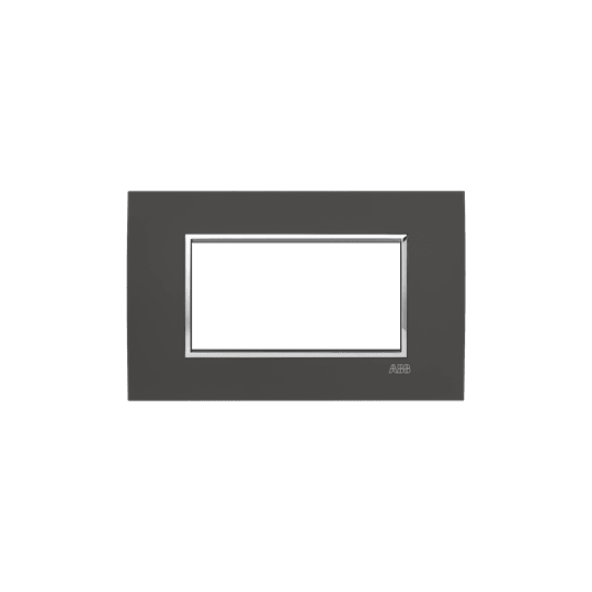 ABB - Square frame Velvet Anthracite 4M 4gang Mylos PLACCA SQUARE VELVET ANTRACITE. 2CSY0426QSP