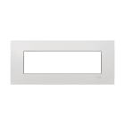 ABB - Etik Square Frame 7M White 1gang - Placca Bianco Mylos