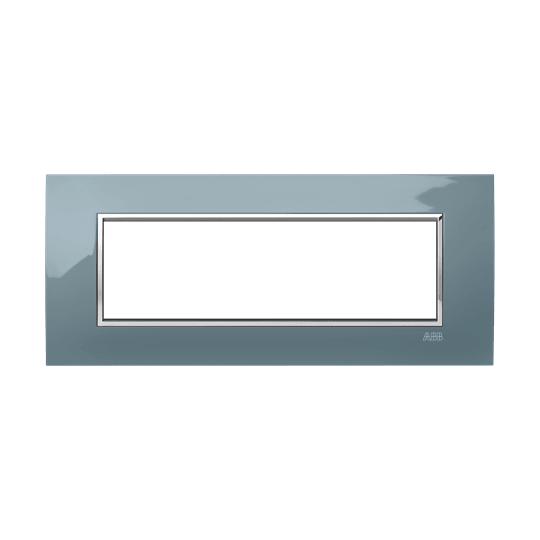 ABB - Placca Square Lucent Grigio Freddo 7M 7gang Grey - Mylos