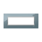 ABB - Placca Square Lucent Grigio Freddo 7M 7gang Grey - Mylos