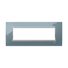 ABB - Placca Square Lucent Grigio Freddo 7M 7gang Grey - Mylos