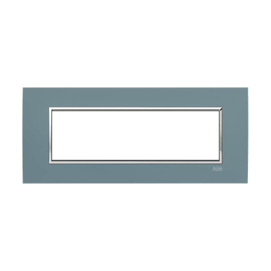 ABB - Placca Square Velvet Grigio Freddo 7M 7gang Grey - Mylos