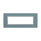 ABB - Placca Square Velvet Grigio Freddo 7M 7gang Grey - Mylos