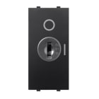 ABB - Pulsante a chiave 2P, 16AX, 16A - 250V~, 1NO 1NC 0CO Nero - Mylos.