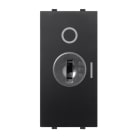 ABB - Pulsante a chiave 2P, 16AX, 16A - 250V~, 1NO 1NC 0CO Nero - Mylos. 2CSY1008MS