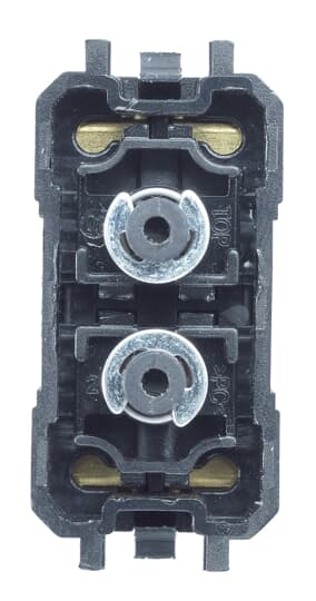 ABB - Pulsante doppio, 16A - 250V~, NA+NA, NO+NO, 1NC 0CO - Mylos.