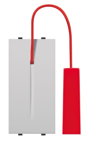 ABB - Pulsante a tirante 1P, 16A - 250V~, normalmente aperto, 2,25m corda inclusa, bianco - Mylos. 2CSY1020MC