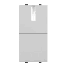 ABB - Pulsante singolo 1P, 16A, normalmente aperto, con diffusore BIANCO (LED incorporato) - Mylos. 2CSY1027MC
