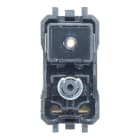 ABB - Pulsante singolo con spia luminosa, 16A - 250V~, normalmente aperto, personalizzato (LED incorporato) - Mylos. 2CSY1027MY