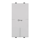 ABB - Pulsante singolo 16A - 250V~, normalmente aperto, con simbolo CHIAVE. 1P, 1NA 1NC 0CO Bianco - Mylos. 2CSY1029MC