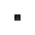 ABB - Presa 2P+E 16A - 250V~ Bipasso Black P30/17 Mylos Bivalente