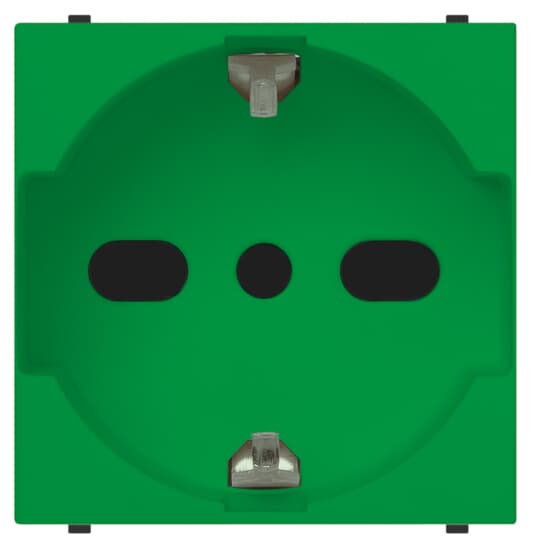 ABB - Presa 2P+E 16A - 250V~, P30/17 tipo, Verde Bipasso Mylos.
