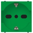 ABB - Presa 2P+E 16A - 250V~, P30/17 tipo, Verde Bipasso Mylos.