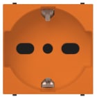 ABB - 2p+e socket outlet, 16a - 250v~, p30/17 type, arancio italian bipasso mylos. 2CSY1112MA