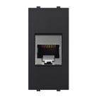 ABB - Presa telefonica RJ12 1 gang nera Mylos - Telephone connector. 2CSY1122MS