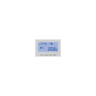 ABB - Electronic thermostat, day/week programming, summer/winter function, with LCD display, 3 modules, powered by 1.5V AA battery Button Heater 0gang Clear white - Mylos TERMOSTATO 3 MODULI.