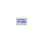 ABB - Electronic thermostat, day/week programming, summer/winter function, with LCD display, 3 modules, powered by 1.5V AA battery Button Heater 0gang Clear white - Mylos TERMOSTATO 3 MODULI.
