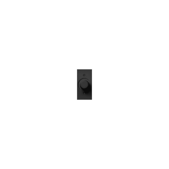 ABB - Electronic dimmer with rotary control and two-way switch for resistive loads 100-500W Black - Mylos + DIMMER ELETTRONICO+DEVIATORE 100-500W